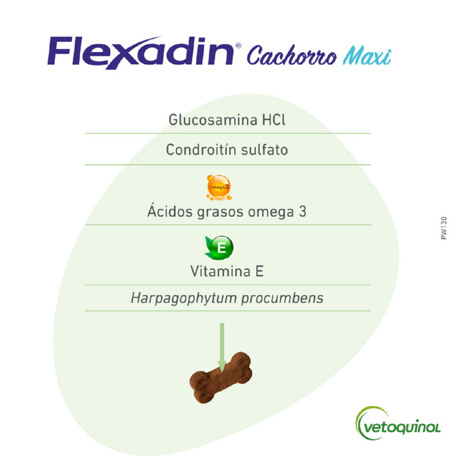 Vetoquinol Flexadin Young Maxi Condroprotetor para cachorros, , large Imagem n&uacute;mero 4